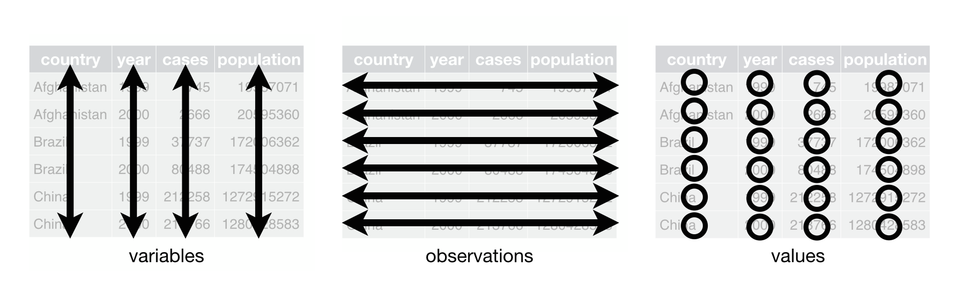 Principper af tidy data